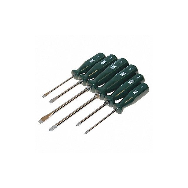 Screwdriver Set Slotted/Phillips 6 Pc MPN:86326