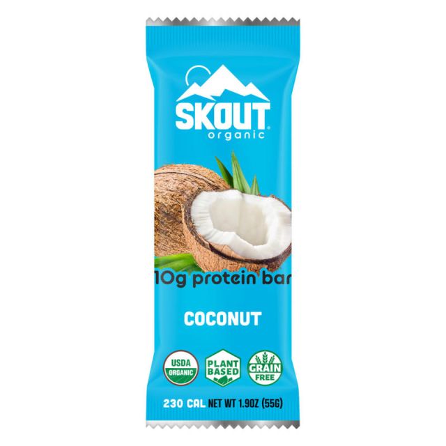 Skout Backcountry Coconut Almond Protein Bars, 1.9 Oz, Box Of 12 Bars (Min Order Qty 2) MPN:120020101