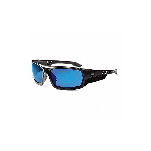Safety Glasses Blue Mirr Scratch-Res. MPN:ODIN