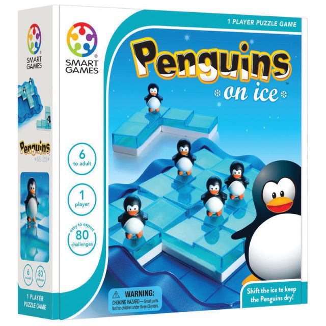 Smart Toys And Games SmartGames Penguins On Ice Puzzle Game, Grade 1 And Up (Min Order Qty 2) MPN:SG-155