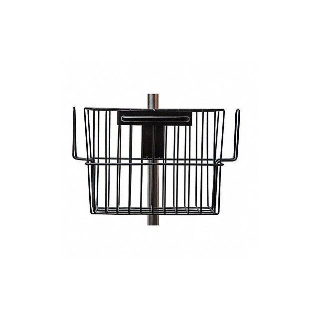 Basket Pole Mounted Stainless Steel Blk MPN:R105P17