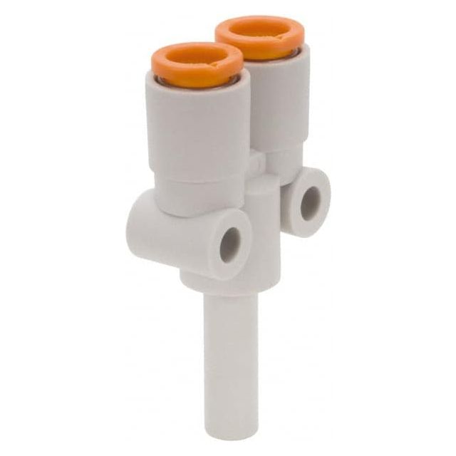Push-to-Connect Tube Fitting: Y-Plug, 1/4