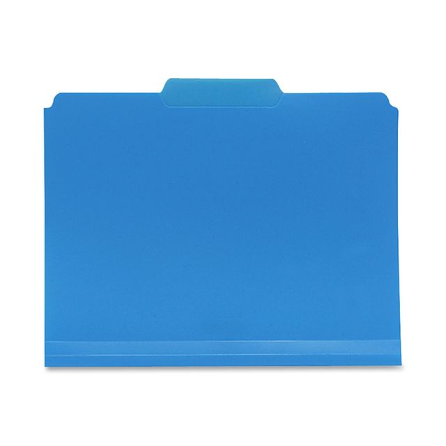 Smead Inn Dura File Folders, Letter Size, 1/3 Cut, Blue, Box Of 24 (Min Order Qty 3) MPN:10503
