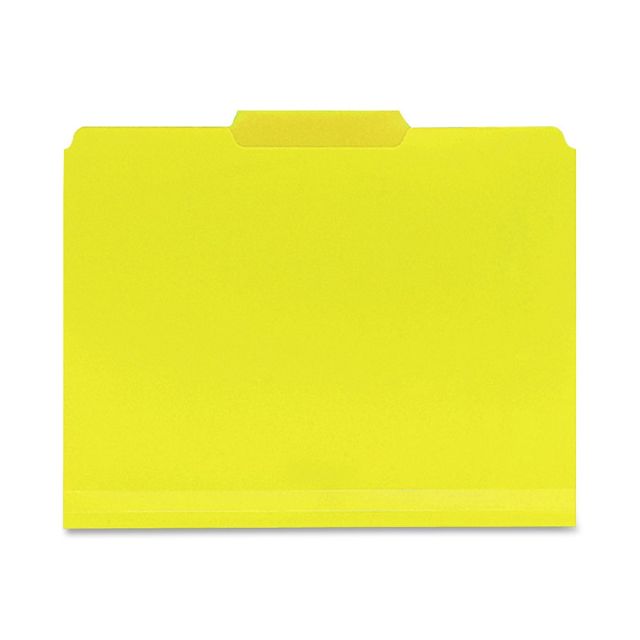 Smead Inn Dura File Folders, Letter Size, 1/3 Cut, Yellow, Box Of 24 (Min Order Qty 3) MPN:10504