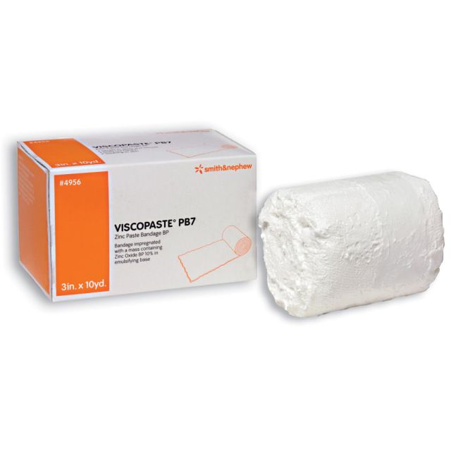 Smith & Nephew Viscopaste PB7 Zinc Paste Bandage, 3in x 10 Yd., Pack Of 12 MPN:544956