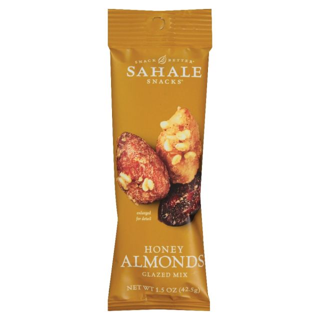 Sahale Snack Better Honey Almonds Glazed Snack Mix, 1.5 Oz, Pack Of 18 (Min Order Qty 2) MPN:00327