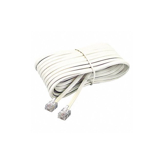 Telephone Extension Cord 25 ft Ivory MPN:04020