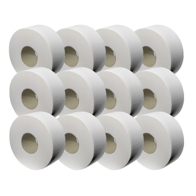 Livi Jumbo 2-Ply Toilet Paper, 850ft Per Roll, Pack Of 12 Rolls (Min Order Qty 2) MPN:23724