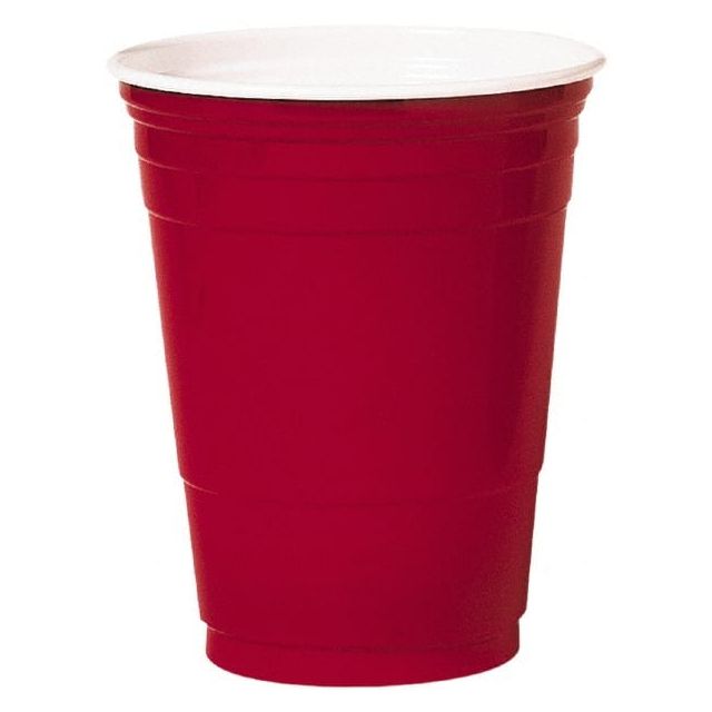 Pack of (20), 50/Pack, Plastic 16 oz Party Cold Cups MPN:DCCP16R