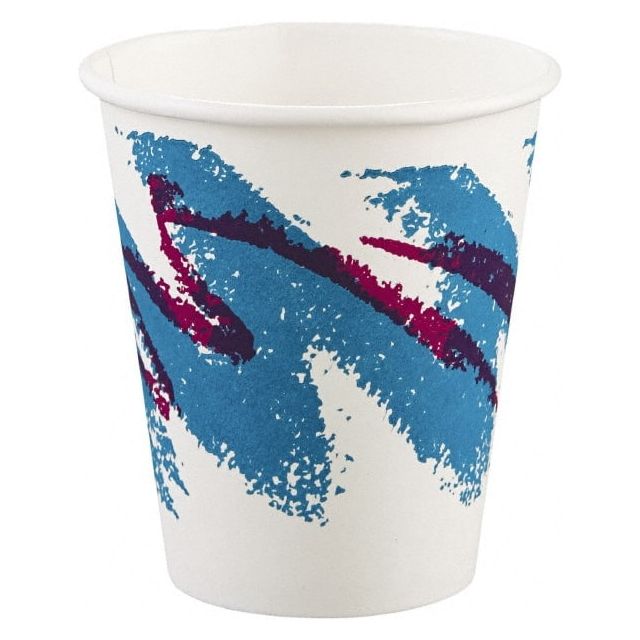 Pack of (20) Cases Jazz Paper Hot Cups, 6 oz, Polycoated, 50/Bags MPN:SCC376JZJ