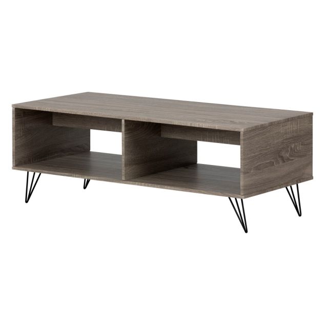 South Shore Evane Coffee Table, 15-3/4inH x 43-5/16inW x 19-3/4inD, Oak Camel MPN:12117