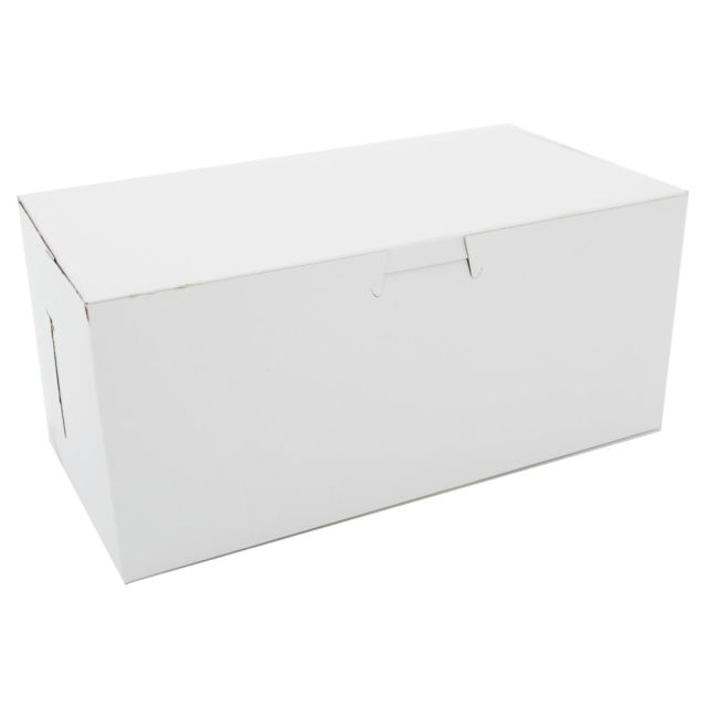 SCT Bakery Boxes, Non-Window, 9in x 4in x 5in, White, Pack Of 250 Boxes MPN:SCH 0949
