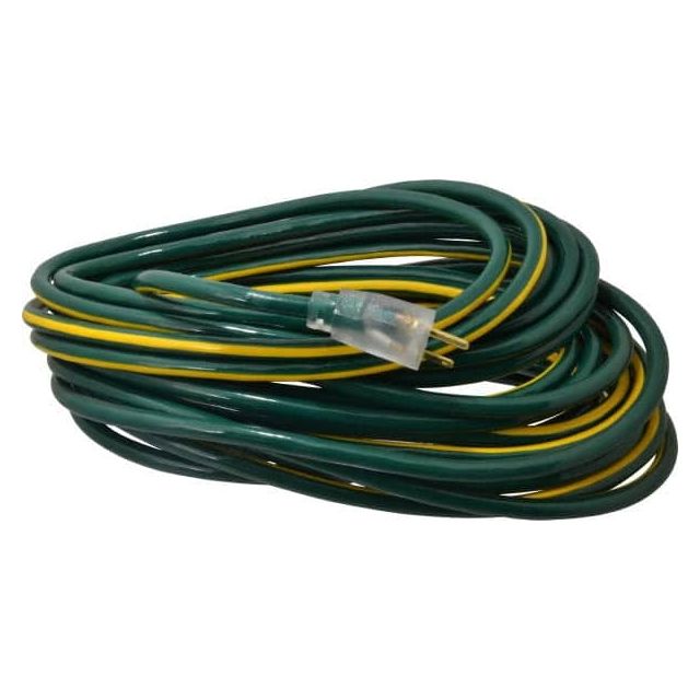 50', 12/3 Gauge/Conductors, Green/Yellow Outdoor Extension Cord MPN:2548SW0052