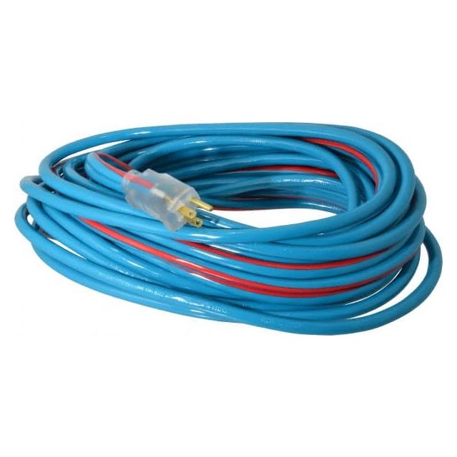 50', 12/3 Gauge/Conductors, Blue/Red Outdoor Extension Cord MPN:2548SW0064