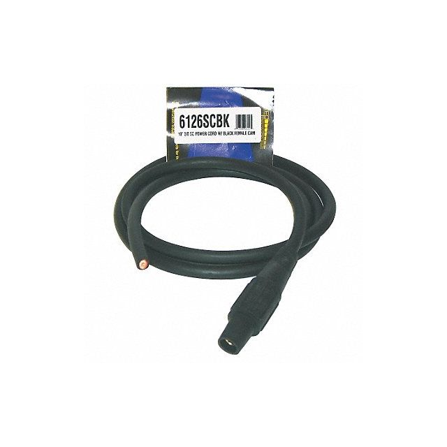 Cam Lock Power Cord 200A 2/0 Wire Size MPN:6126SCBK