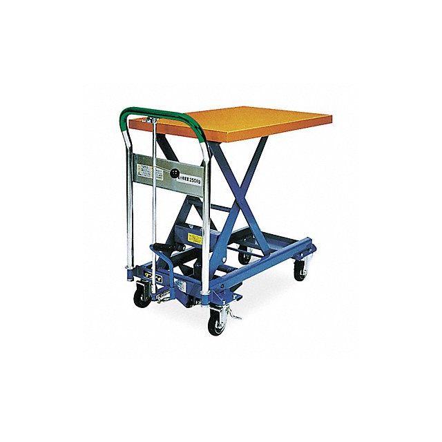 Scissor Lift Cart 330 lb Steel Fixed MPN:L-150