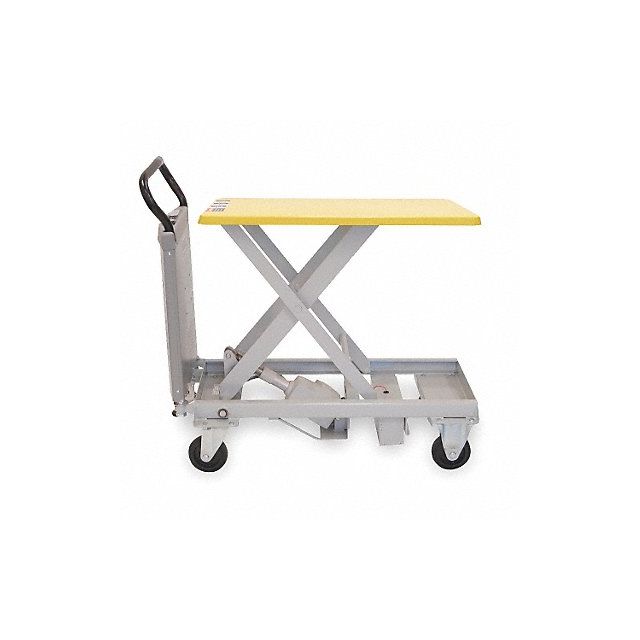 Scissor Lift Cart 500 lb Steel Fixed MPN:PLM-250