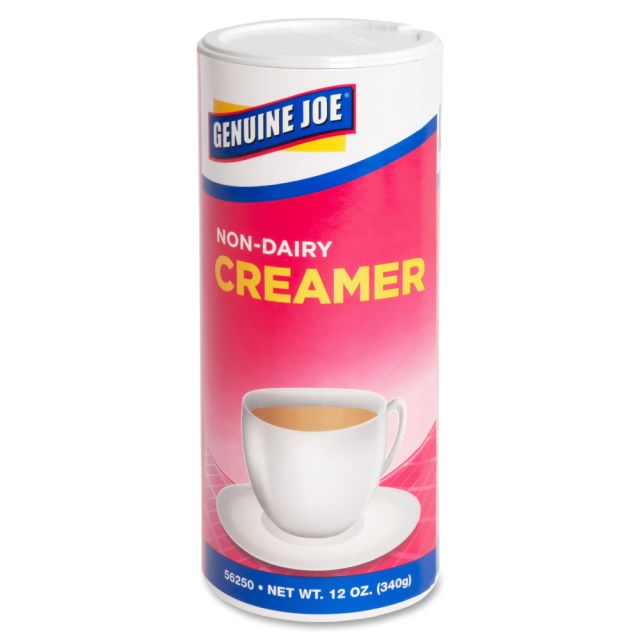 Genuine Joe Nondairy Creamer Canister - 0.75 lb (12 oz) Canister - 24/Carton (Min Order Qty 2) MPN:56250CT