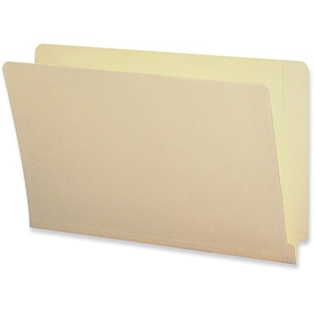 Business Source Straight Tab Cut Legal Recycled End Tab File Folder - 8 1/2in x 14in - End Tab Location - 10% Recycled - 100 / Box (Min Order Qty 2) MPN:17255