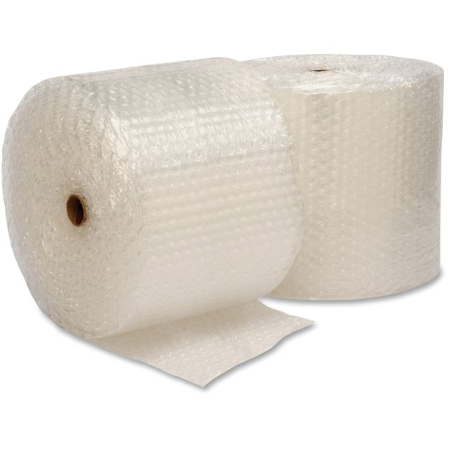 Sparco Bulk Bubble Cushioning Roll in Bag - 24in Width x 125 ft Length - 0.5in Bubble Size - Clear MPN:99601