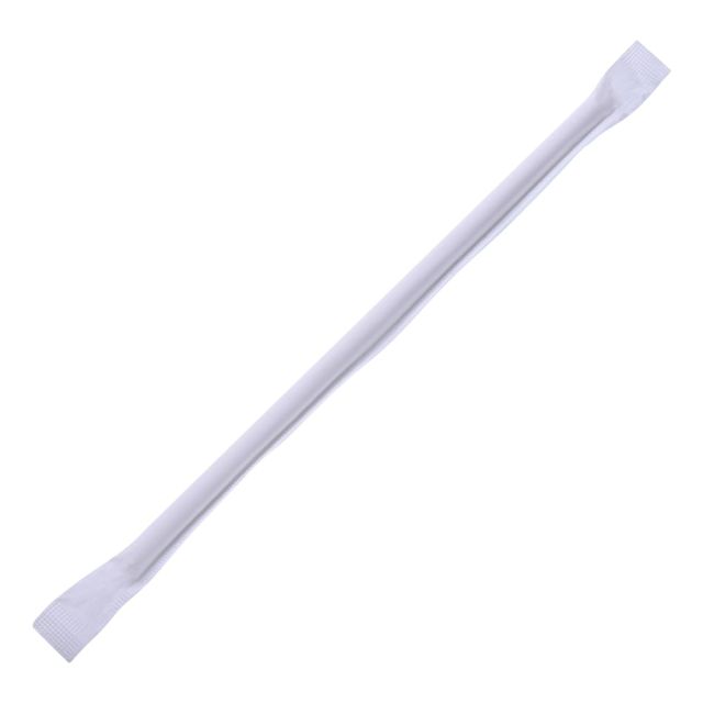 Genuine Joe Wrapped Paper Straws, White, Box Of 500 (Min Order Qty 4) MPN:58945