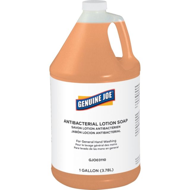 Genuine Joe Antibacterial Lotion Soap, 1 Gal. (Min Order Qty 5) MPN:03110