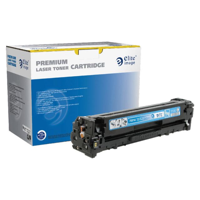Elite Image Remanufactured Cyan Toner Cartridge Replacement For HP 131A, CF212A, ELI75914 MPN:75914