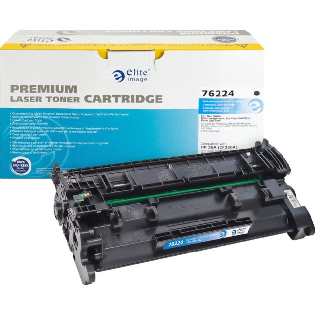 Elite Image Laser Toner Cartridge - Alternative for HP 26A (CF226A) - Black - 1 Each - 3100 Pages MPN:76224