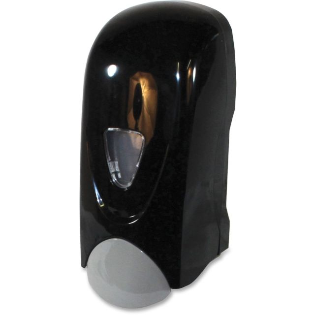 Genuine Joe 1000 ml Foam Soap Dispenser - Manual - 1.06 quart Capacity - Black, Gray - 1Each (Min Order Qty 3) MPN:85138