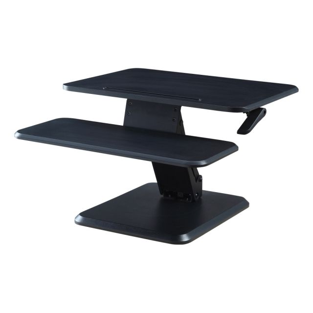 Lorell Cantilever Desk Riser, 17-5/16in x 25-5/16in, Black MPN:99540