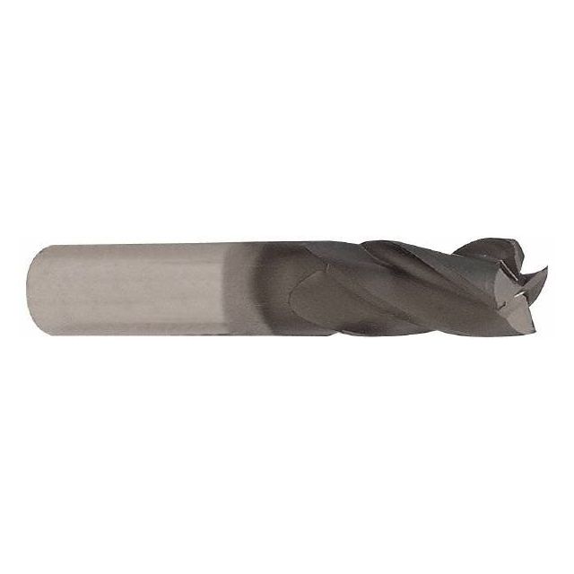 Square End Mill: 1/8'' Dia, 1/2'' LOC, 1/8'' Shank Dia, 1-1/2'' OAL, 2 Flutes, Solid 12001-05