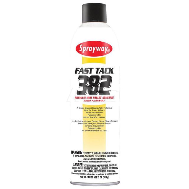 Spray Adhesive: 20 oz Aerosol Can, White MPN:SW382