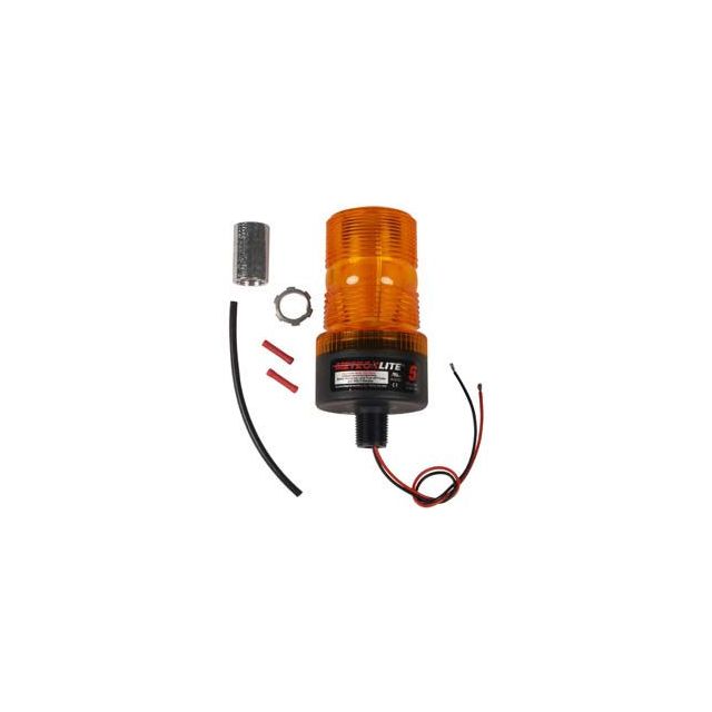 Meteorlite™ 5 High-Profile Strobe Light - 12-80 Volts - Pipe Mount - Amber - SY361005P-A-LED SY361005P-A-LED