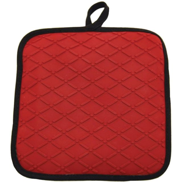 Starfrit Silicone Pot Holder and Trivet - Red (Min Order Qty 6) MPN:093610-006-0000