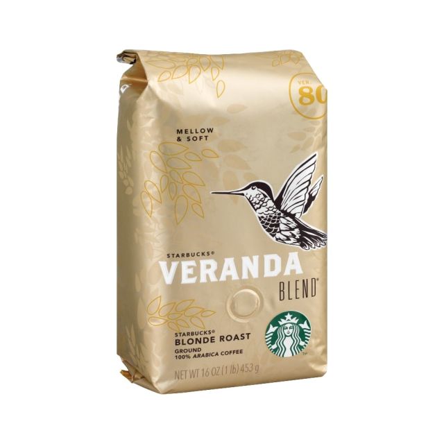 Starbucks Veranda Ground Roast Coffee, Premium Blonde, 1 Lb Per Bag (Min Order Qty 3) 11019631