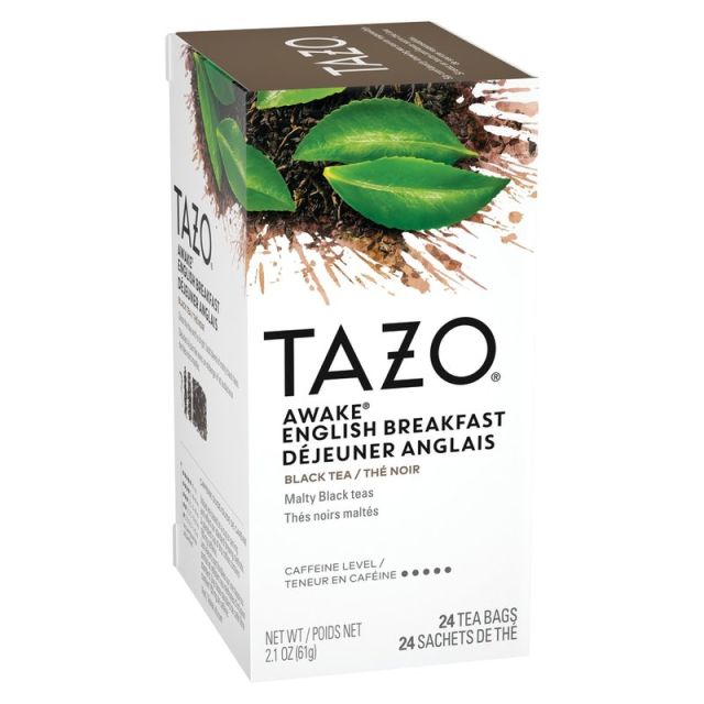 Tazo Awake Tea Bags, 8 Oz, Box Of 24 (Min Order Qty 6) MPN:149898