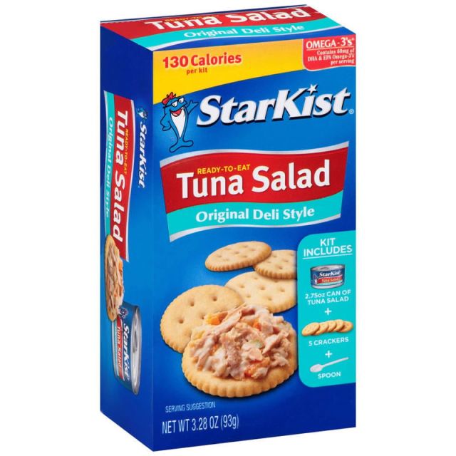 Starkist Original Deli Style Tuna Salad Kit, 3.28 Oz, Pack Of 12 Kits (Min Order Qty 2) MPN:514880
