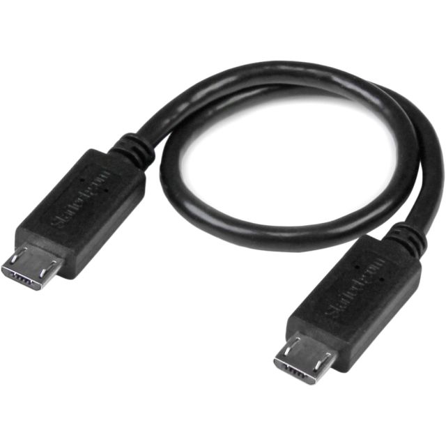 StarTech.com 8in USB OTG Cable - Micro USB to Micro USB - M/M - USB OTG Adapter - 8 inch (Min Order Qty 8) MPN:UUUSBOTG8IN