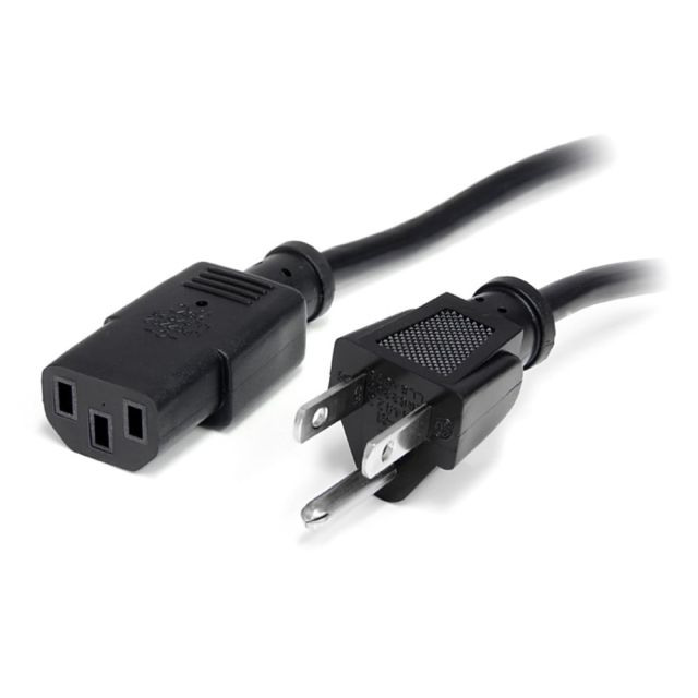 StarTech.com 3ft (1m) Heavy Duty Power Cord, NEMA 5-15P to C13, 15A 125V, 14AWG, Replacement AC Computer Power Cord, PC Power Supply Cable (Min Order Qty 6) MPN:PXT101143