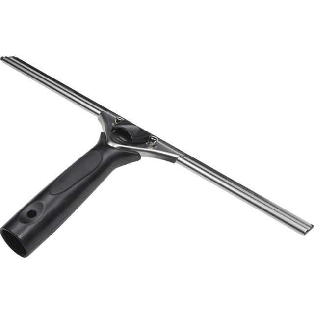 Ettore Pro+ Squeegee - Rubber Blade - Ergonomic Handle, Changeable Blade, Non-slip Grip, Streak-free - Black, Silver MPN:2016CT