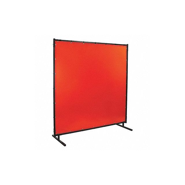 Welding Screen 4 ft H 6 ft W Orange MPN:548HD-4X6