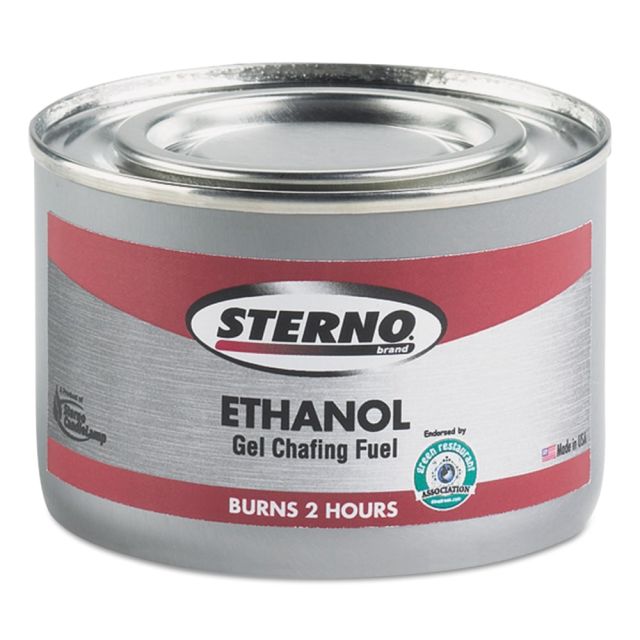 Sterno Products Ethanol Gel Chafing Fuel Cans, 182.4 Gm, Pack Of 72 Cans MPN:STE 20108