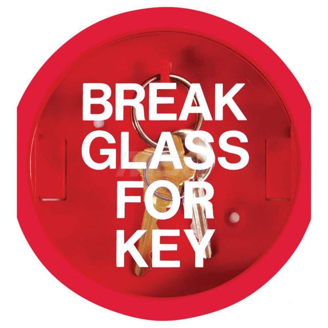 Pushbutton Switch Accessories, Switch Accessory Type: Break Glass Key Keeper , For Use With: Keys , Color: Red  MPN:STI-6720