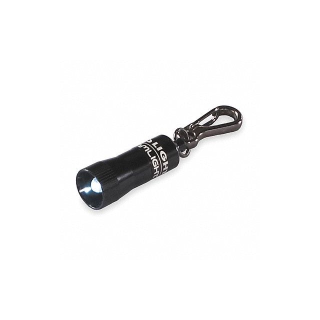 Keychain Flashlight Aluminum Black 10lm MPN:73001