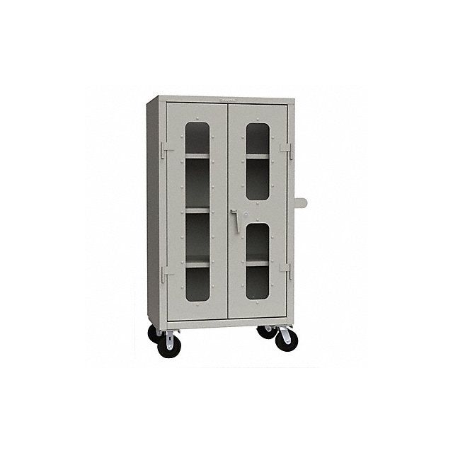Storage Cabinet 68 x36 x24 Gray 3Shlv MPN:35-LD-243-L-CL-CA
