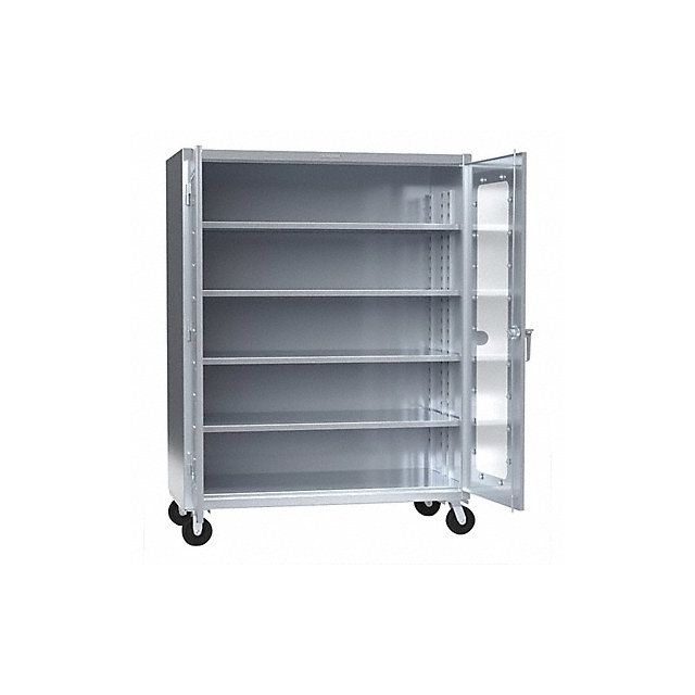 Storage Cabinet 72 x60 x30 Gray 4Shlv MPN:56-LD-304-CL-CA-SS