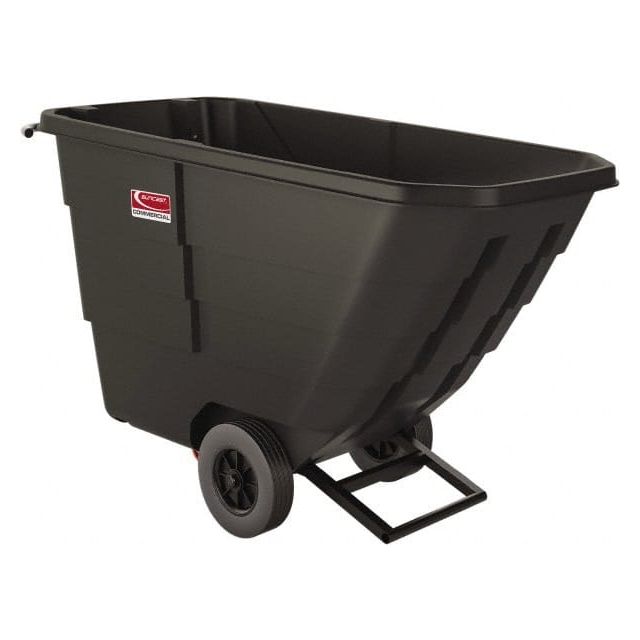Polyethylene Basket Truck: 1/2 cu yd, 650 lb Capacity RMTTLD50D Material Handling