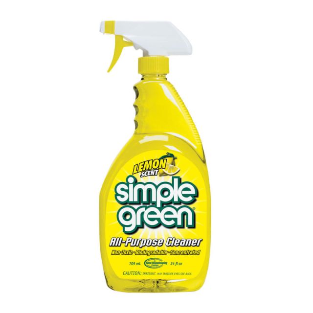 Simple Green All-Purpose Cleaner, Lemon Scent, 24 Oz Bottle, Case Of 12 MPN:14002