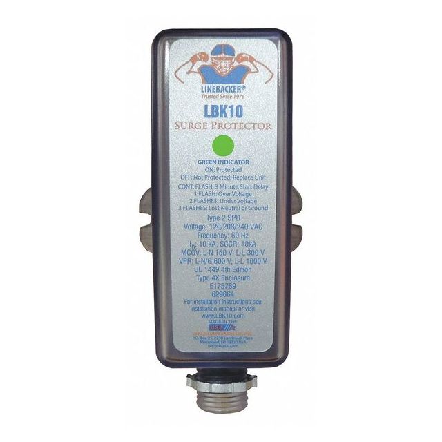 Surge Protection Device 120/240VAC 1Ph MPN:LBK10