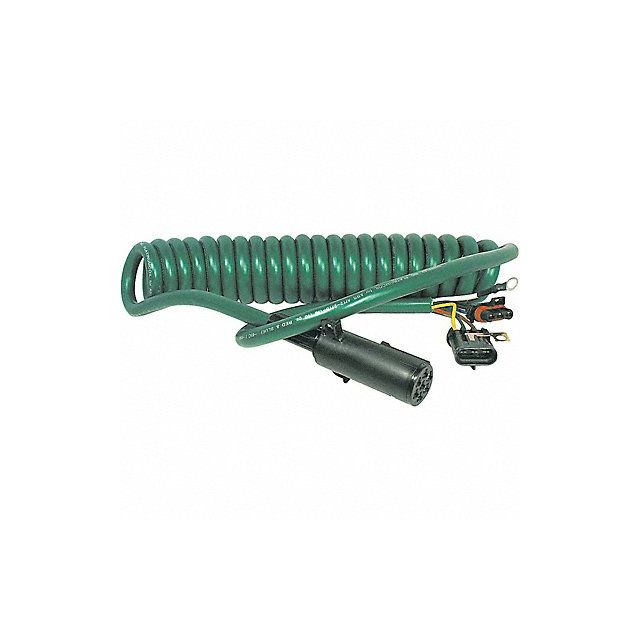 Coiled ABS Power Cord Green MPN:SFA 155CE-VOLVO
